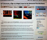 ART! VANCOUVER, A SIGN OF A BRIGHT FUTURE FOR THE VANCOUVER FINE ARTS SCENE , SAY'S ARTIST LORI MCPHEE
